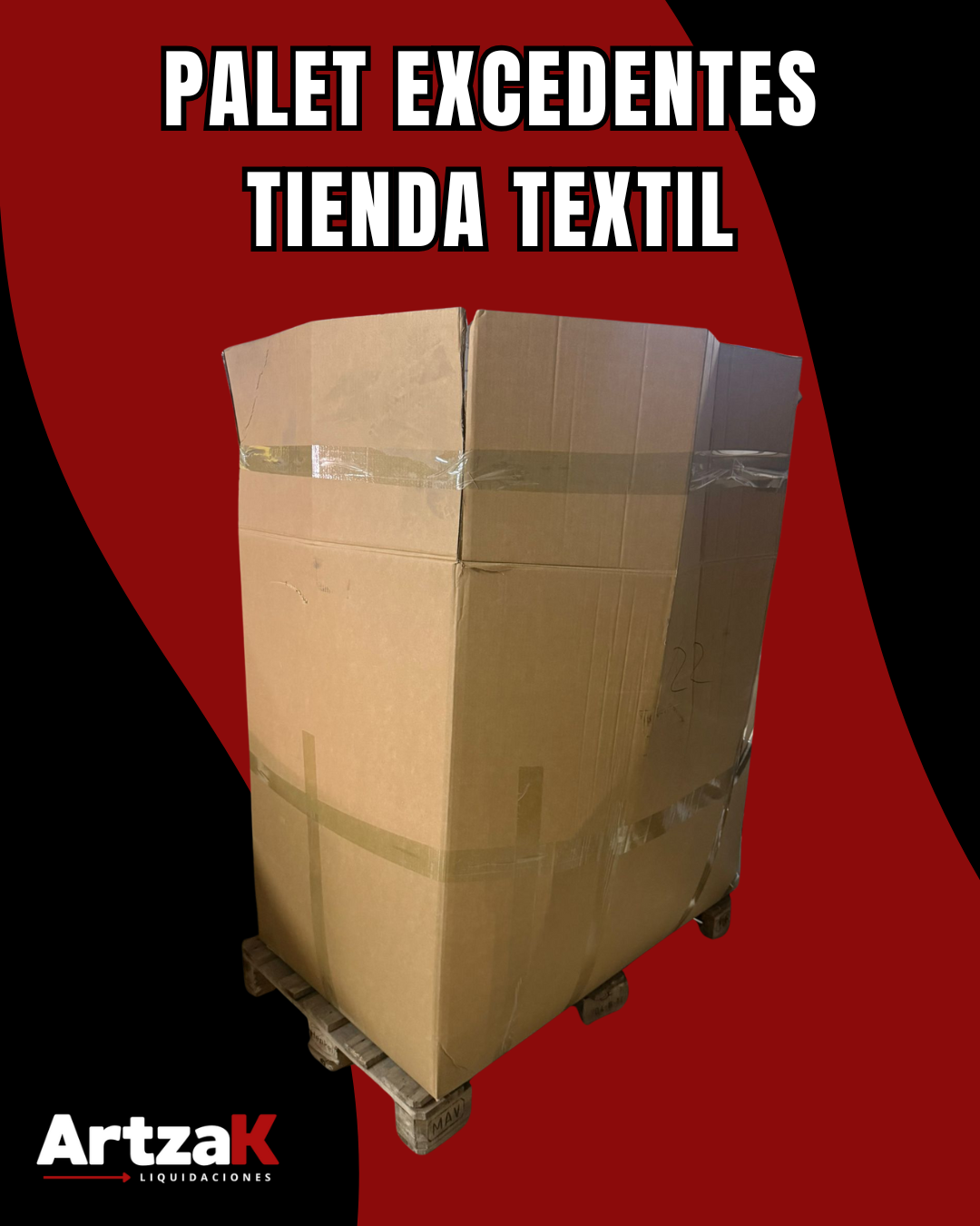 Palet Excedentes Tiendas TEXTIL